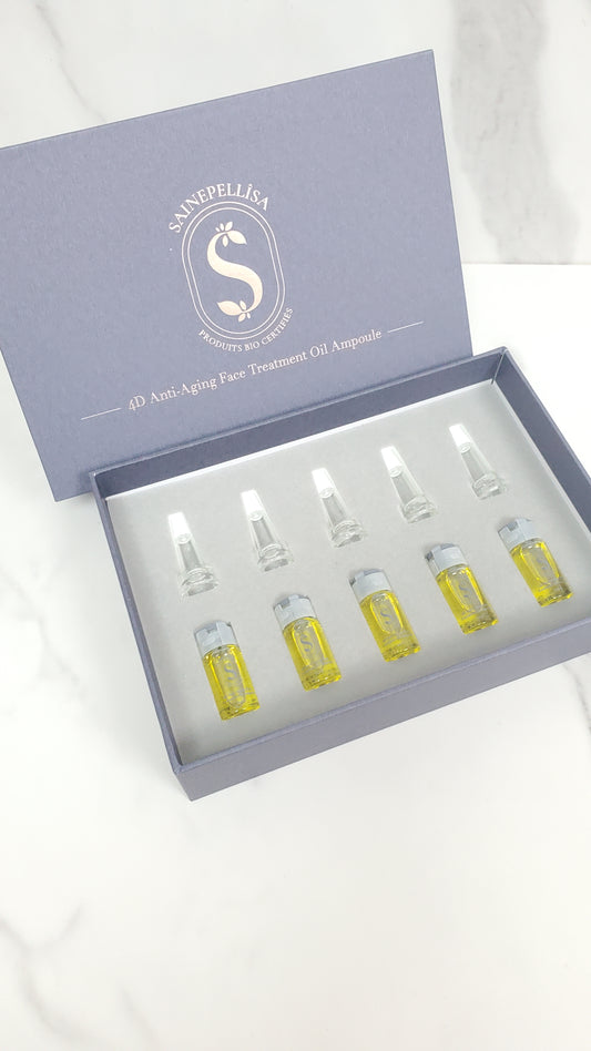 4D Multi-Active anti-aging Face Treatment Oil Ampoule